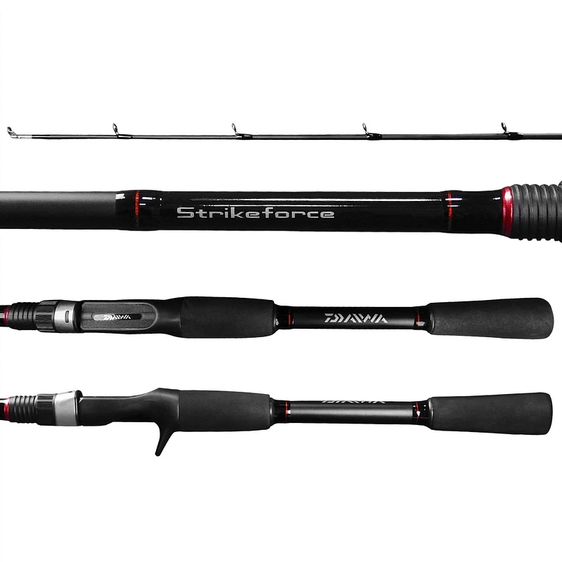Vara para carretilha Daiwa Strikeforce 5'6" (1,68m) 25 Lbs SF562MHRB-BR 02 Partes