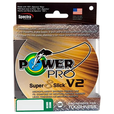 Linha Multifilamento Power Pro Super 8 Slick V2 Aqua Green 275m