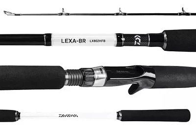 Vara para carretilha Daiwa Lexa-BR 8'0" (2,44m) 50 Lbs LX802HFB-BR