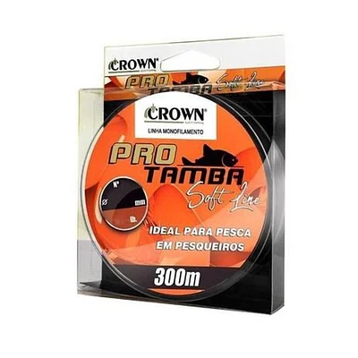 Linha monofilamento Crown Pro Tamba Soft Line 300m - Pink