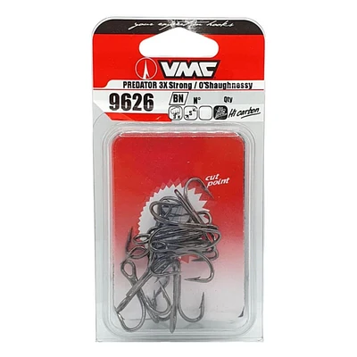 Garatéia VMC 9626BN Predator 3x tamanho 04 Pacote com 10 unidades