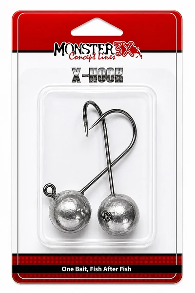 Anzol Jig Head Monster 3X Pro - Cartela c/ 02 unid.