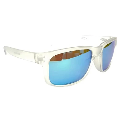 Óculos Polarizado Rapala Sportsman's UVG Wahoo Matte Black Cristal Blue Mirror RA4511B - Lente Espelhada