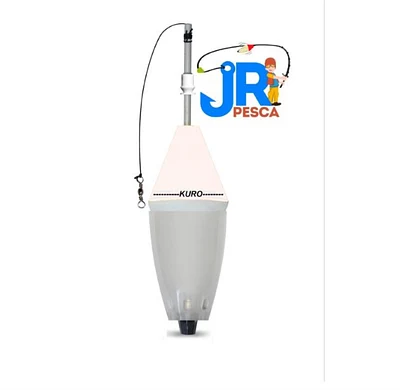 Boia Cevadeira JR Pesca Mini Kuro com Amortecedor