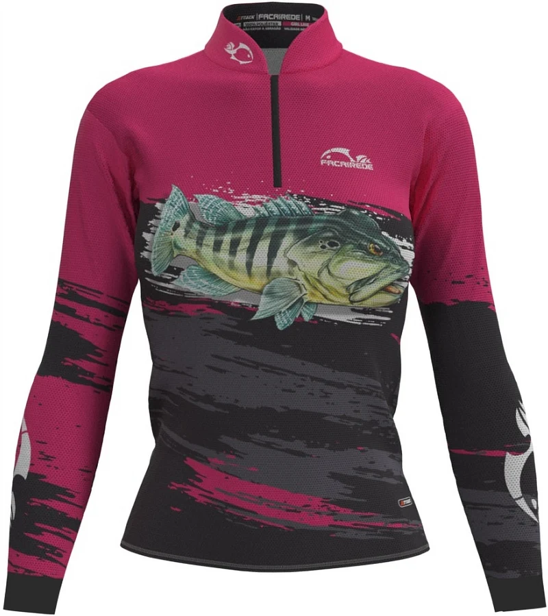 Camisa Feminina Faca na Rede Evo Girl Tucuna Azul 18/19
