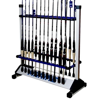Suporte para varas Pesca Brasil Rod Rack Aquafishing - para 6 Varas