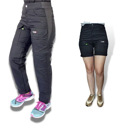 Calça Bermuda Feminina Mtk Athena Preta - 36 ao 48