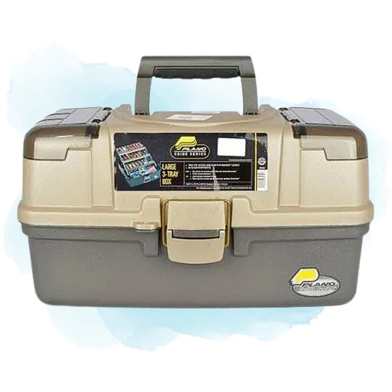 Caixa de Pesca Plano PMC613403 c/ 3 Bandejas e Top Access
