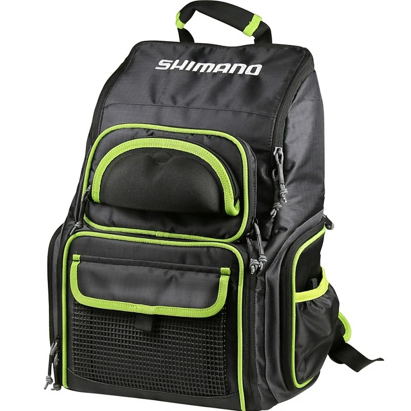 Mochila Bolsa De Pesca Shimano Luggage XL Tackle Backpack LUG1806 com 04 Estojos